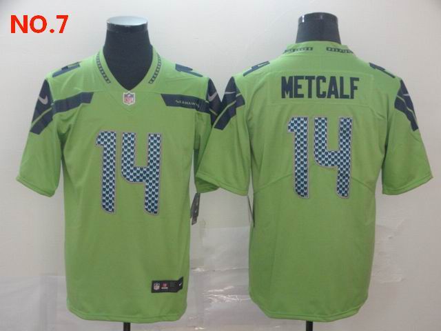 Men's Seattle Seahawks #14 D.K. Metcalf Jersey NO.7;